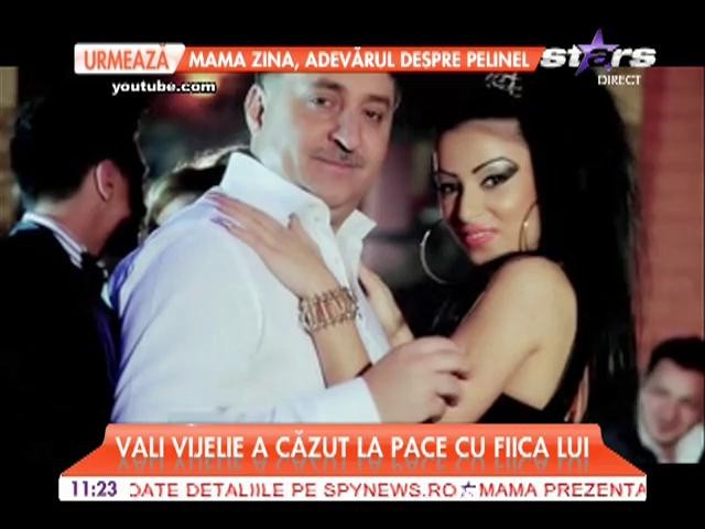 Vali Vijelie a căzut la pace cu fiica lui!