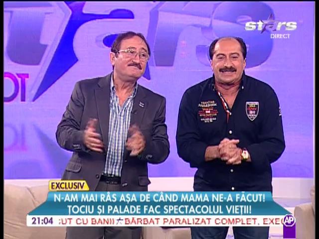 Romică Ţociu şi Cornel Palade fac spectacolul vieţii!