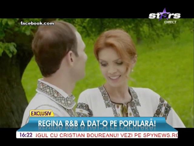 Cristina Spătar, regina R&B, c&acirc;ntă muzică populară!