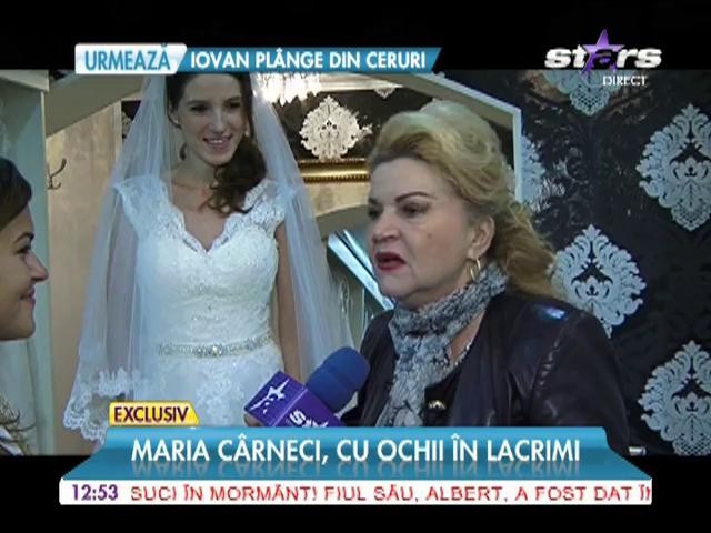 Nora Mariei C&acirc;rneci, &icirc;n rochie de mireasă