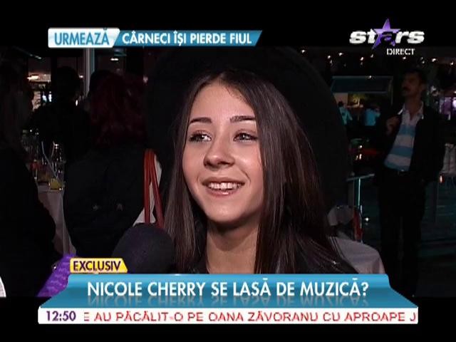Nicole Cherry nu se opreşte doar la muzică