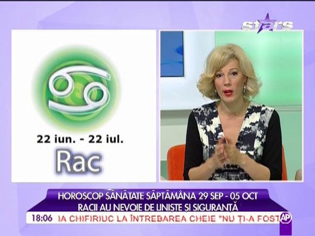 Horoscop sănătate săptămâna 29 septembrie - 05 octombrie