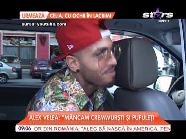 Alex Velea : "M&acirc;ncam cremwurști și pufuleți"