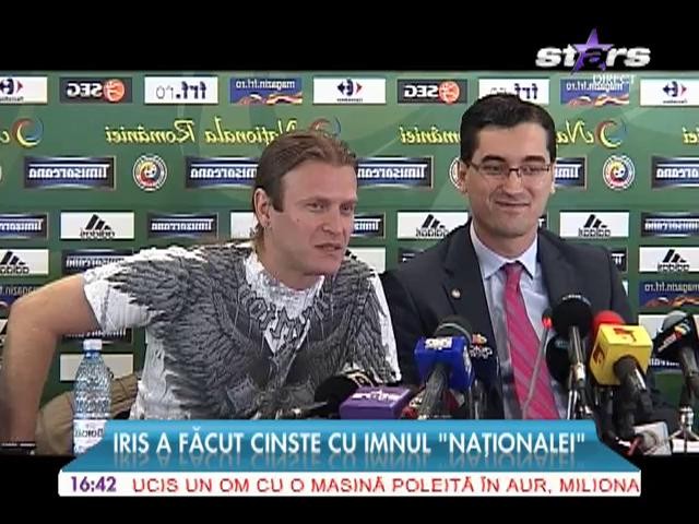 Echipa națională a Rom&acirc;niei are un nou imn oficial, c&acirc;ntat de IRIS