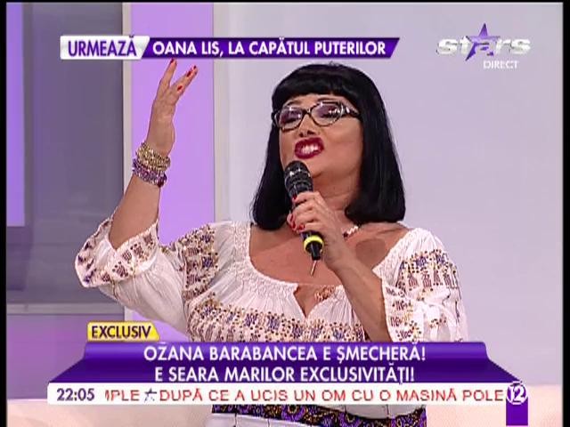Ozana Barabancea: &rdquo;La emisiunea 'Te cunosc de undeva!' sunt un fel de somelier&rdquo;