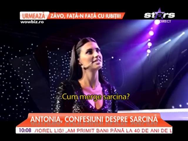 Antonia, confesiuni despre sarcină!