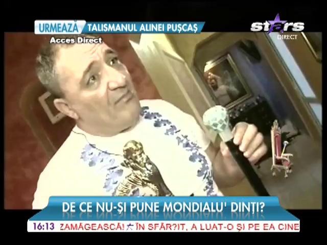 De ce nu &icirc;şi pune Nelson Mondialu' dinţii?