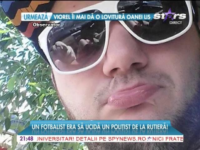 Poliţist rănit grav de un fotbalist fără permis
