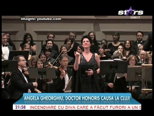 Angela Gheorghiu, Doctor Honoris Causa al Academiei de Muzică din Cluj-Napoca