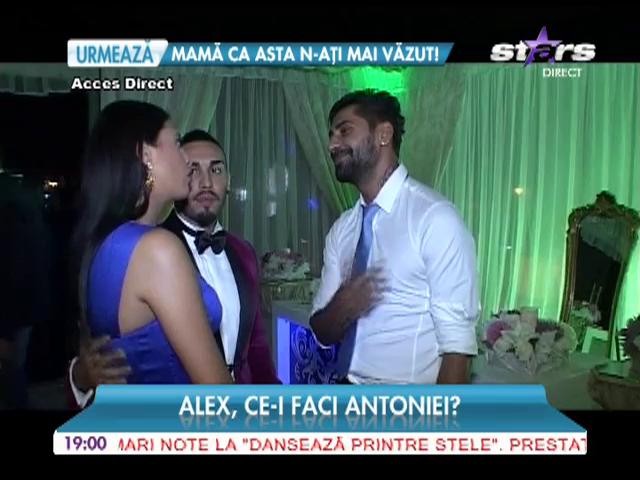 Alex Velea &icirc;i dă emoţii mari Antoniei