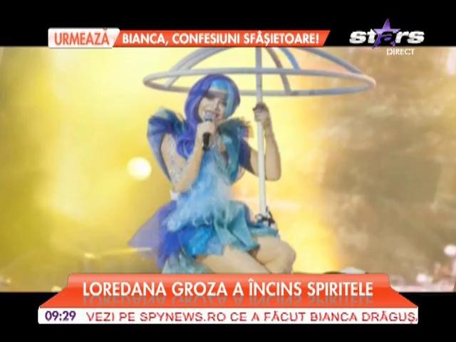 Loredana Groza a &icirc;ncins spiritele &icirc;n platoul Radio ZU