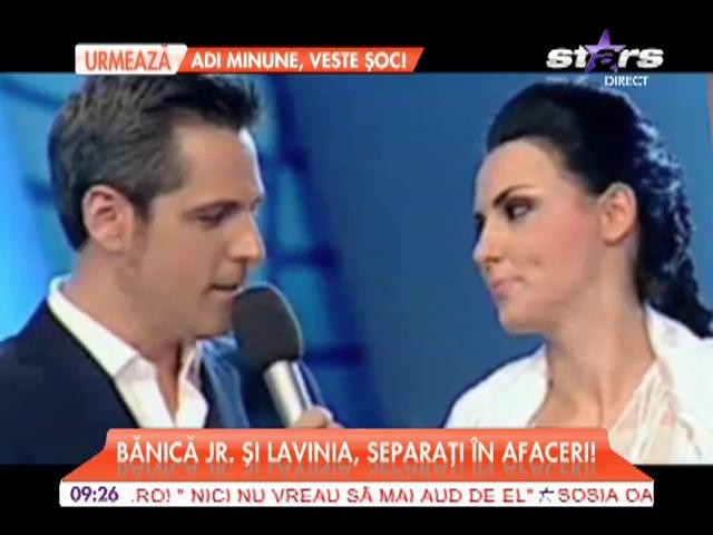 Ştefan Bănică şi Lavinia P&acirc;rva, separaţi &icirc;n afaceri!
