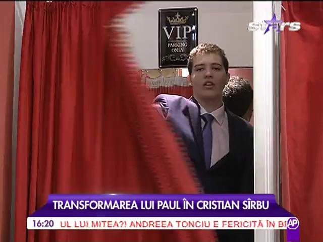 Transformarea lui Paul &icirc;n Cristian S&icirc;rbu