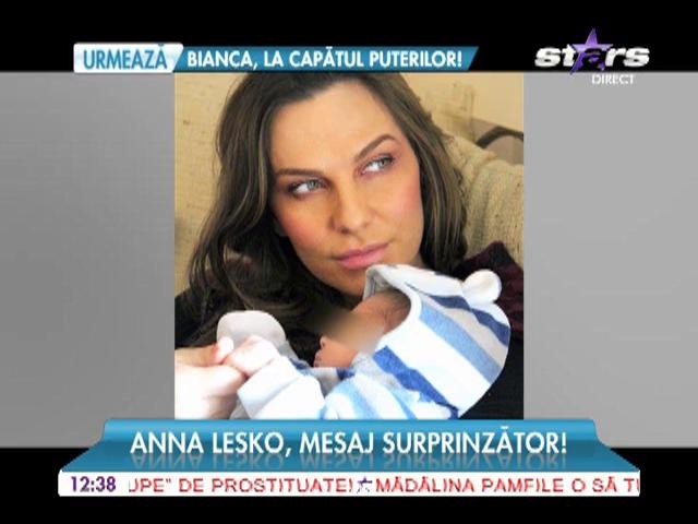 Anna Lesko, mesaj surprinzător!  Vedeta mai face un copil?