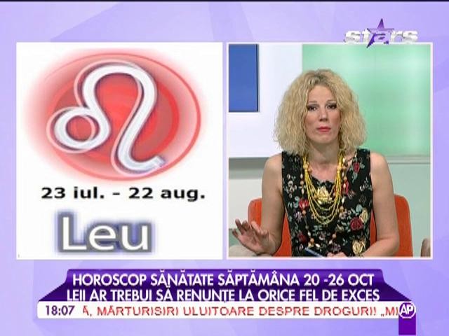 Horoscopul pentru sănătate, în săptămâna 20 - 26 octombrie!