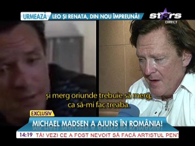 Celebrul actor Michael Madsen a ajuns &icirc;n Rom&acirc;nia!