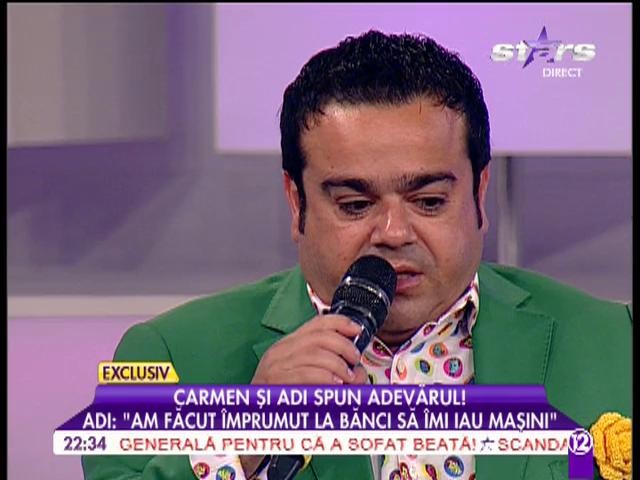 Adrian Minune: "Sunt dator la bănci. Am făcut &icirc;mpurmuturi să-mi iau maşini"