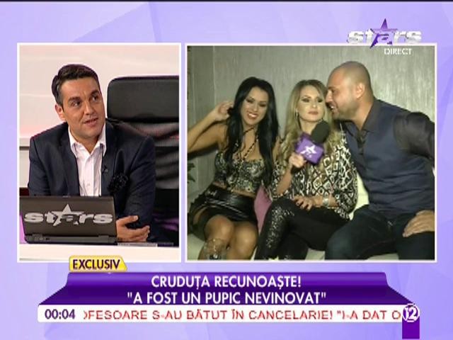 Daniela Crudu, despre sărutul cu profesorul ei de fitness: &rdquo;A fost un pupic nevinovat&rdquo;