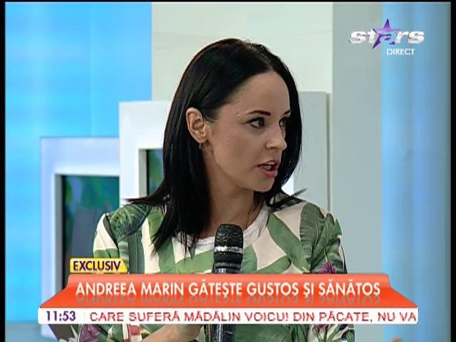 Andreea Marin gătește gustos și sănătos