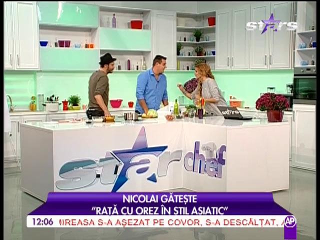 Nicolai gătește "Rață cu orez în stil asiatic"