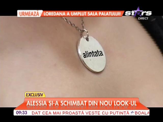 Alessia și-a schimbat din nou look-ul