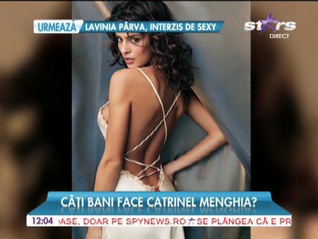 Vezi c&acirc;t c&acirc;știgă lunar modelul Catrinel Menghia!