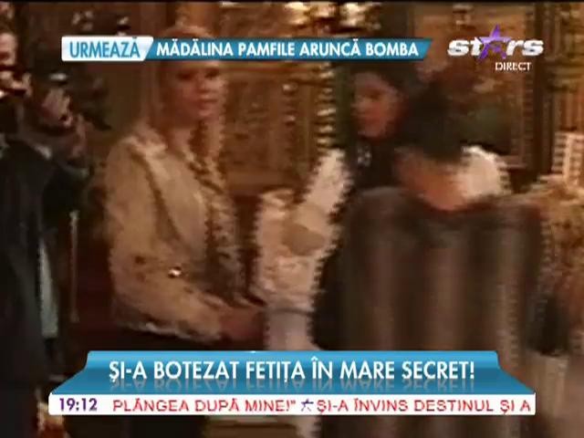 Primele imagini din biserică de la botezul fiicei lui Nicolae Guţă! Beyonce de Rom&acirc;nia l-a sfidat pe manelist
