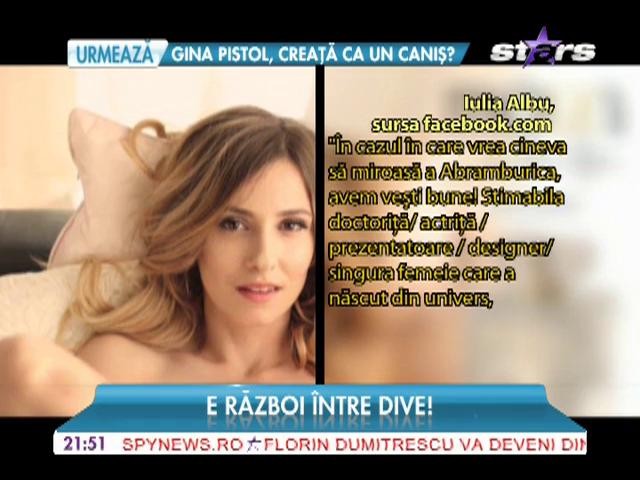 Dana Rogoz, la cuţie cu Iulia Albu!