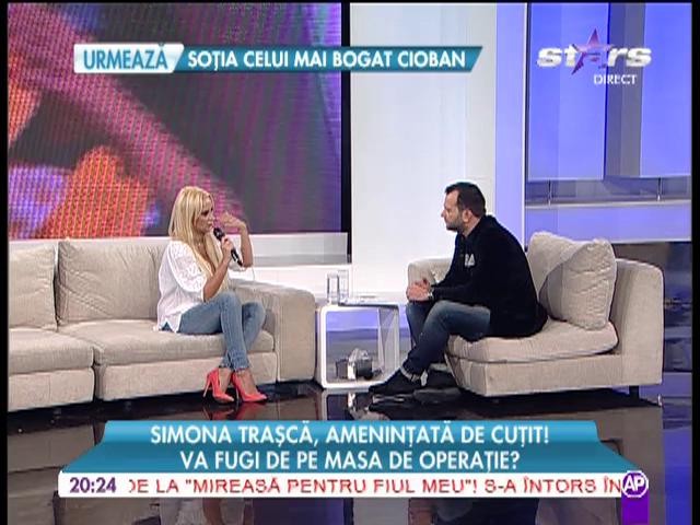 Simona Traşcă, a patra oară pe masa de operaţie!