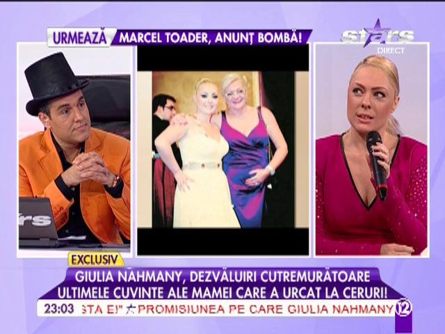 Giulia Nahmany, dezvăluiri cutremurătoare despre moartea mamei ei