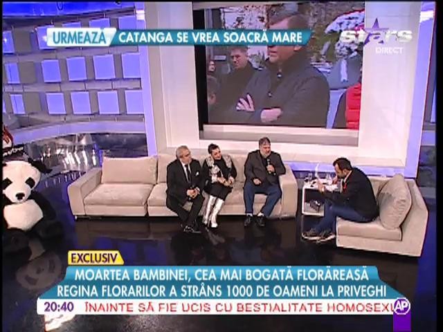 Fiul Bambinei şi Catanga la Răi da buni despre inmorm&acirc;ntarea Reginei Florareselor