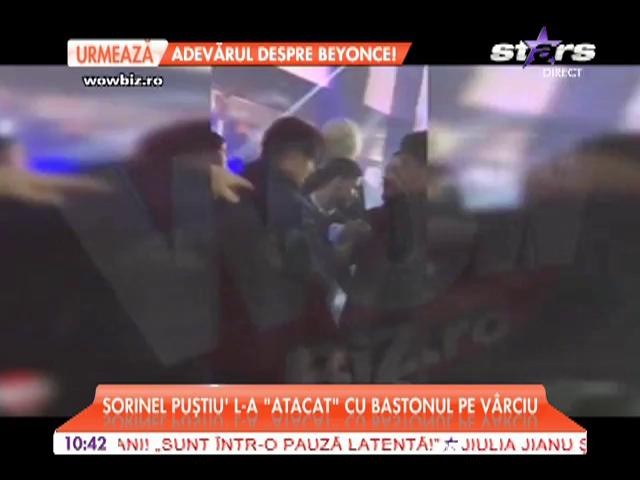 Sorinel Puştiu' l-a "atacat" cu bastonul pe Liviu V&acirc;rciu! Care a fost reacţia prezentatorului TV?