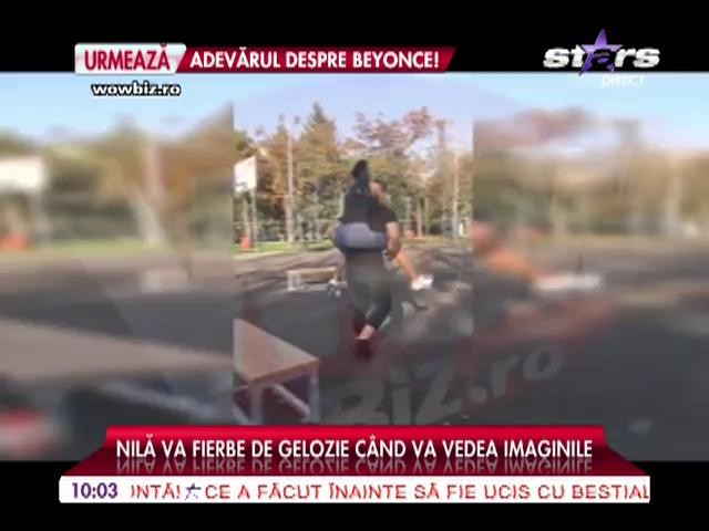 Daniela, sărut pasional cu t&acirc;nărul misetrios! Nilă va fierbe de gelozie c&acirc;nd va vedea imaginile