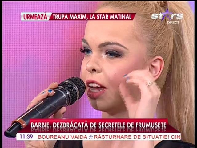 Salonul Star Matinal cu Barbie de Rom&acirc;nia