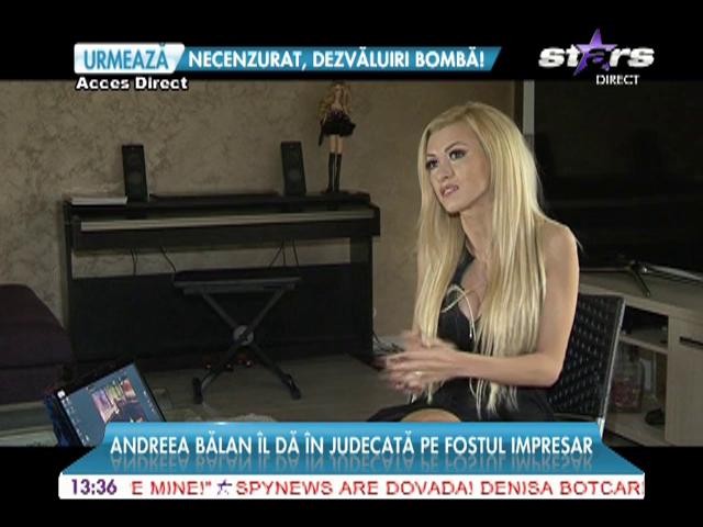 Andreea Bălan, &icirc;n război total cu fost impresar
