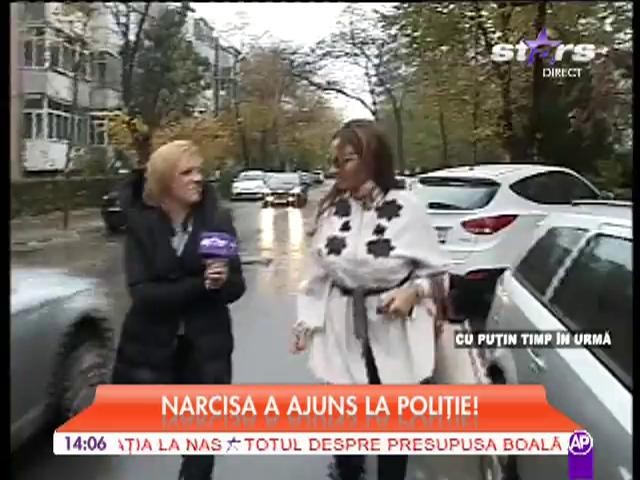Narcisa a ajuns la poliţie! "Războinica" lui Guţă este z&acirc;mbitoare