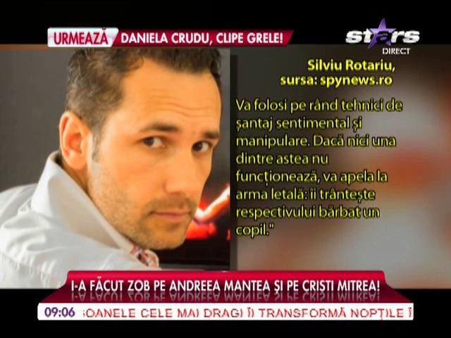 Andreea Mantea, desfiinţată de un fost pretendent