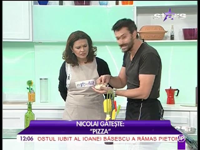 Maria Buză gătește "Salată 5", iar Nicolai Tand gătește "Pizza", la "Star Chef"