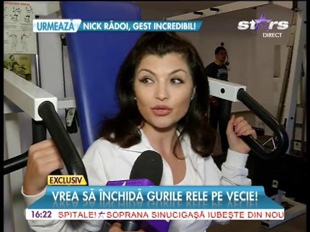 Claudia Ghiţulescu s-a dus la sală