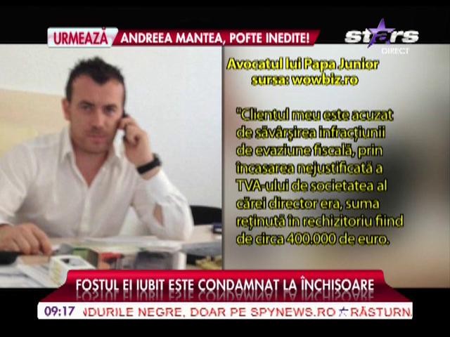 Veste şoc pentru Andreea Bălan! Fostul ei iubit este condamnat la &icirc;nchisoare