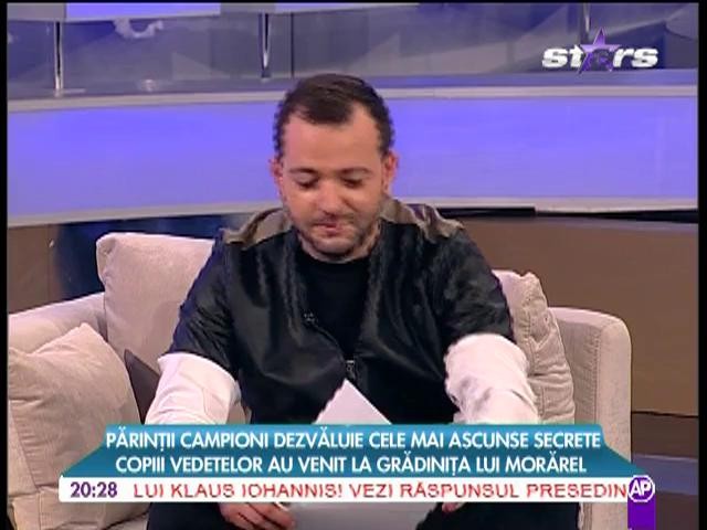 Copiii vedetelor au venit la grădiniţa lui Morărel!