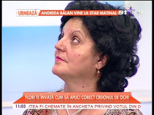 Machiaj la salonul star matinal de weekend