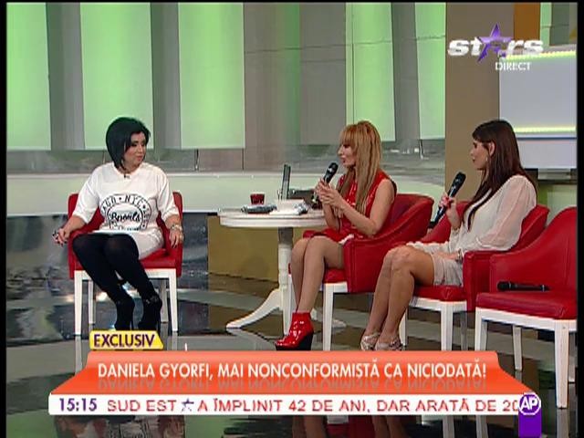 Daniela Gyorfi in platou