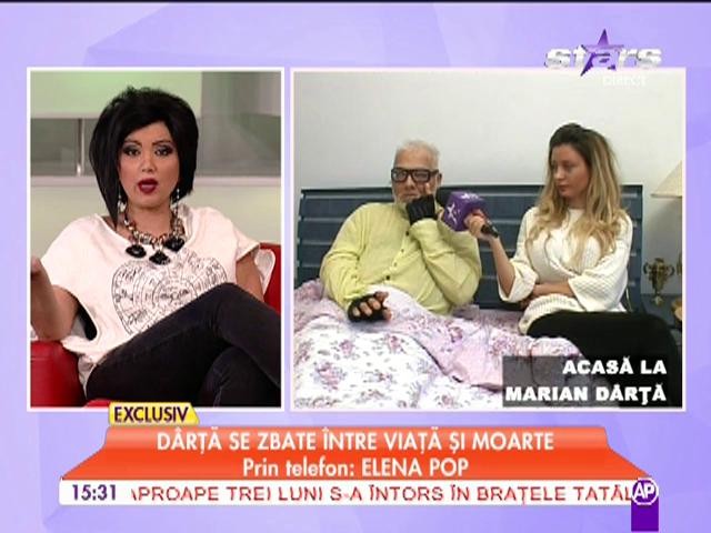 Viaţa lui Marian D&acirc;rţă at&acirc;rnă de un fir de păr