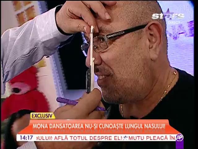 Mona dansatoarea se consultă la nas &icirc;n direct