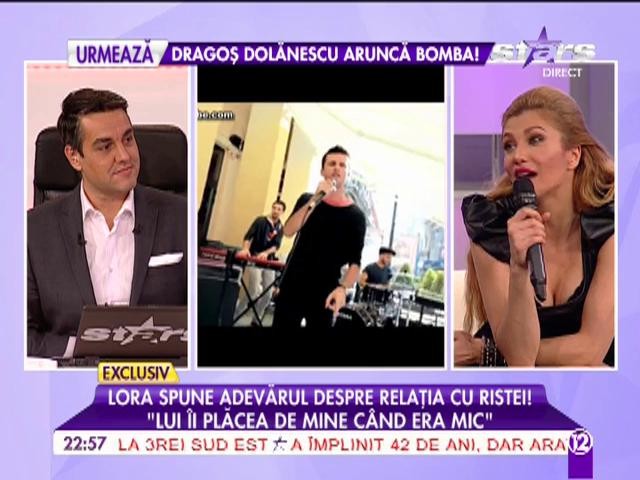 Lora spune adevărul despre relaţia cu Ristei: "Lui &icirc;i plăcea de mine de mic"