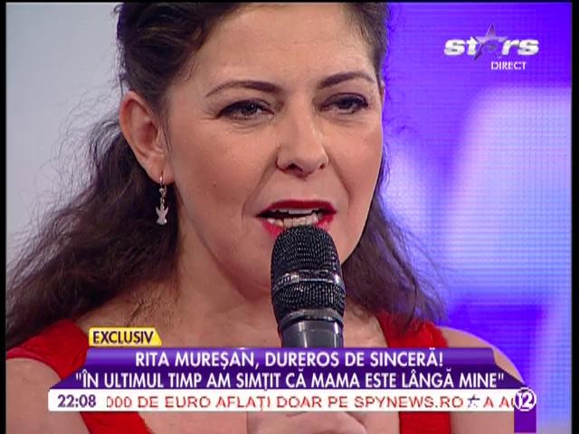 Rita Mureşan, dureros de sinceră: "Mama s-a ţinut de cuv&acirc;nt şi nu a murit de ziua mea"