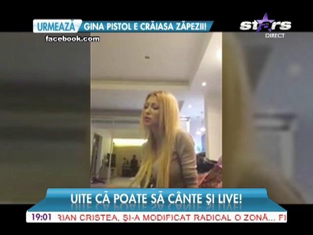 Andreea Bălan &icirc;nchide gura răutăcioşilor! Uite că poate să c&acirc;nte live