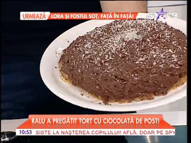 Tort de ciocolată de post