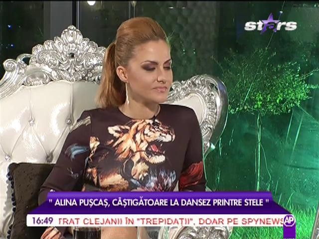 Alina Puscas, despre tatuaj si numele Steliana